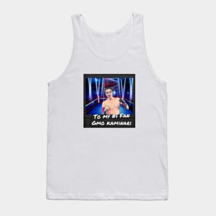 GMO#1 FAN-ENGLISH-Black Tank Top